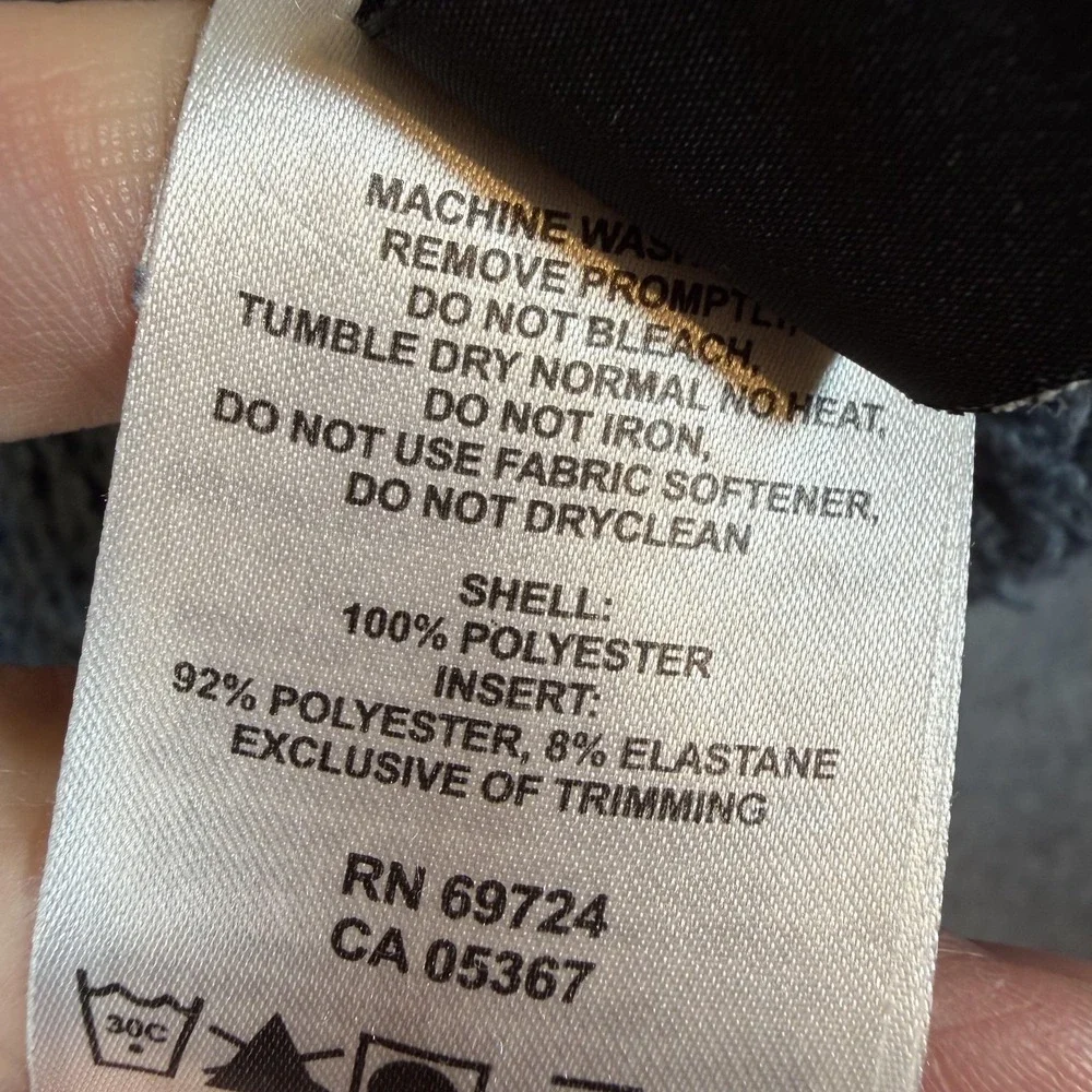 Mountain Hardwear Jacket Mens Medium Gray High Pile Fleece Full Zip OM6912
